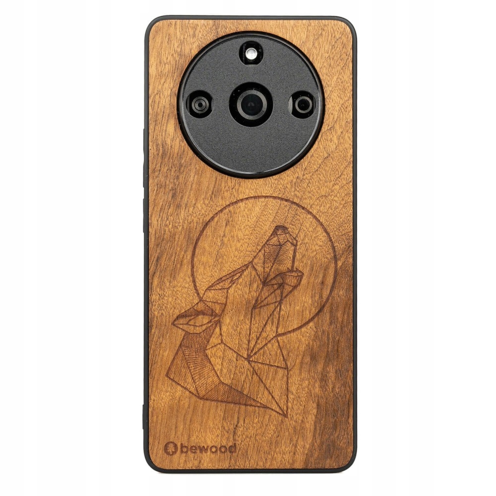 Dřevěné Pouzdro Bewood pro Realme 11 Pro 5G 11 Pro Plus 5G Wilk Imbuia
