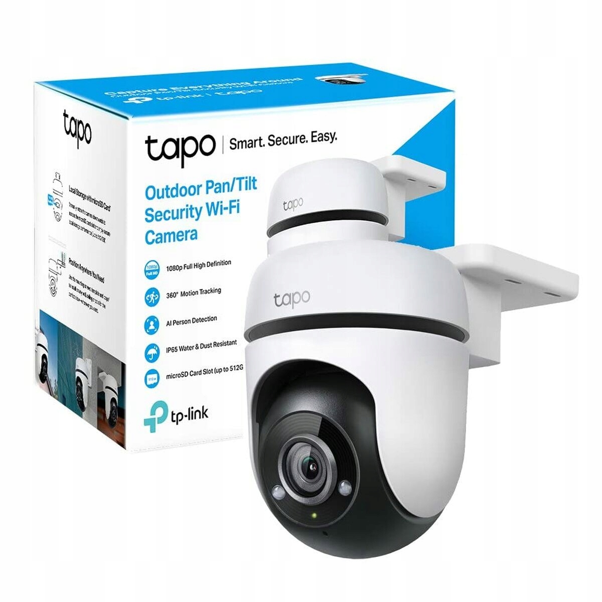 TP-LINK Tapo C500 Kamera Zewnętrzna 360° 1080p Detekcja Ruchu Alexa — miniatura 9