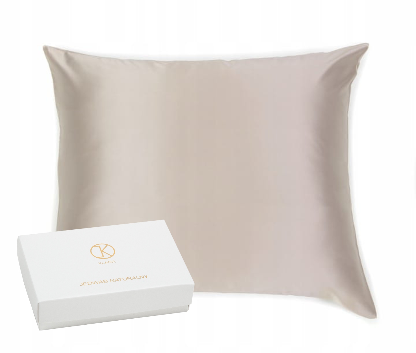 

Poszewka Jedwabna 50x60 Beżowa Klara