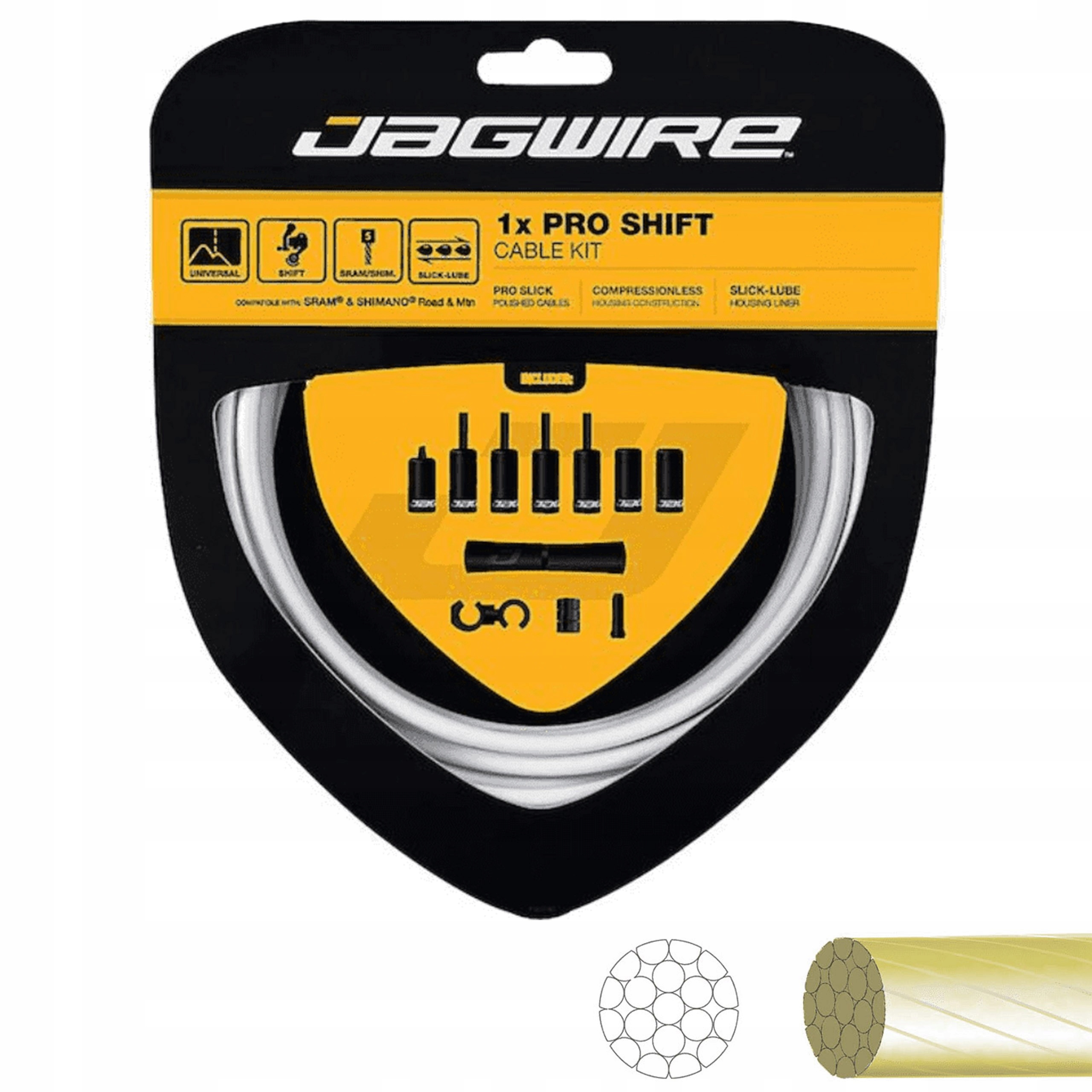 Linka przerzutki z pancerzem JAGWIRE PRO SHIFT x1s