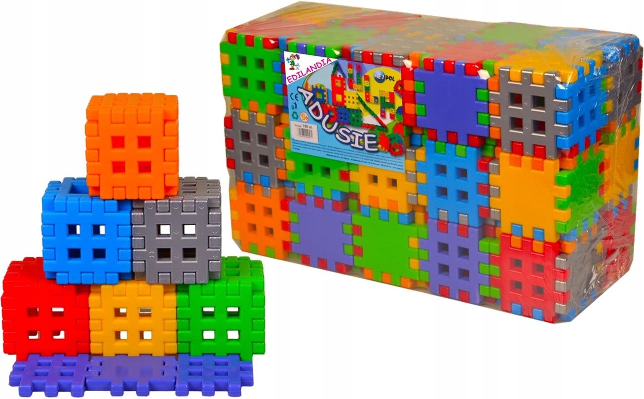 MEGA PAKA wafle ADUSIE KOSTKA 180 elementów