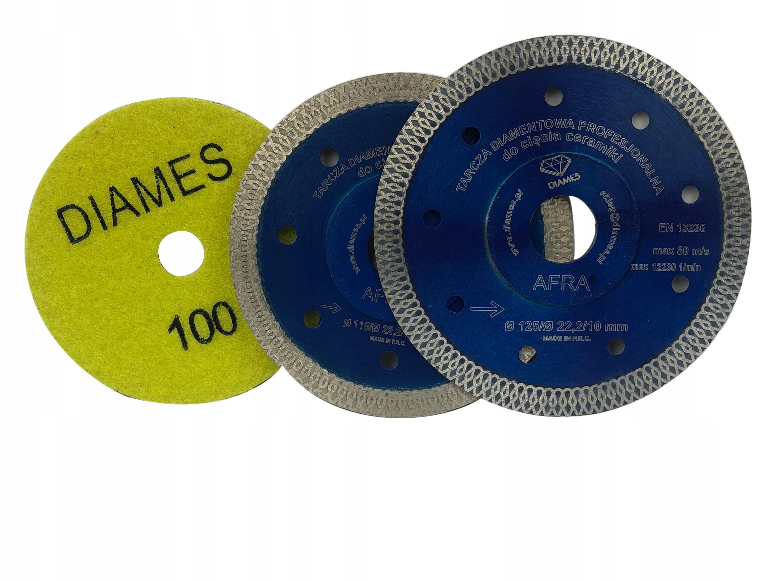 TARCZA DIAMENTOWA 115 125 SZLIFOWANIE GRES #100 Marka Diames