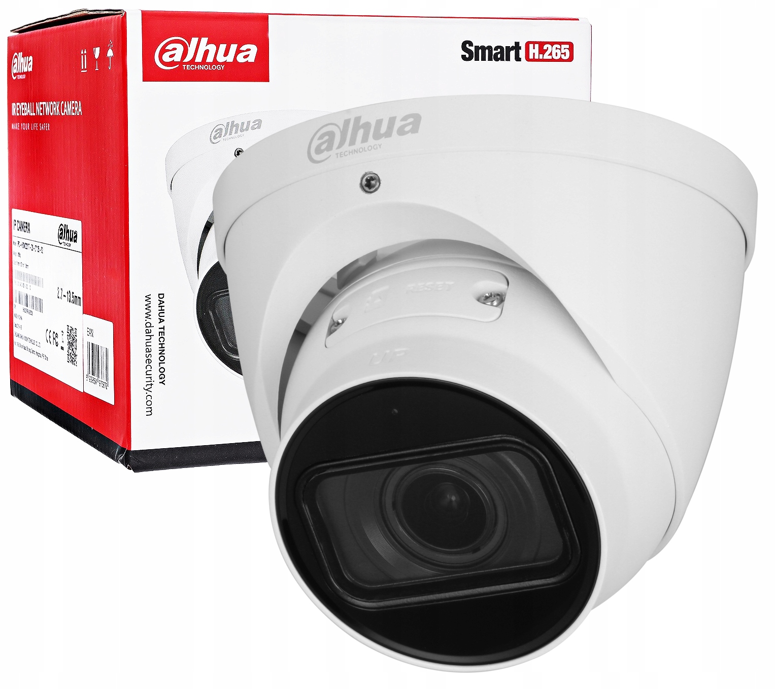 4Mpx Ip kamera IPC-HDW2441T-ZS-27135 Dahua 2,7-13,5 mm Zoom PoE Analytika