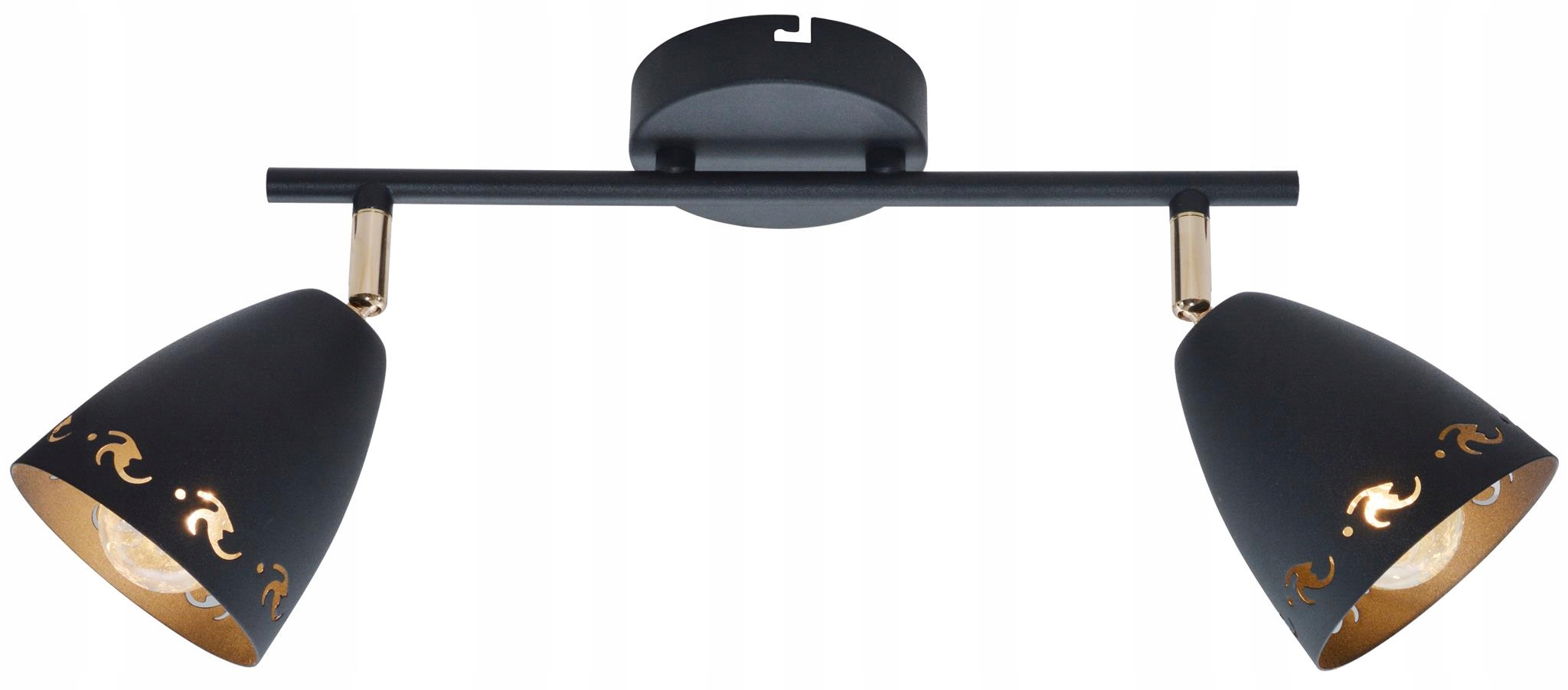 Stropní svítidlo černé 2X40W E14 Coty Candellux