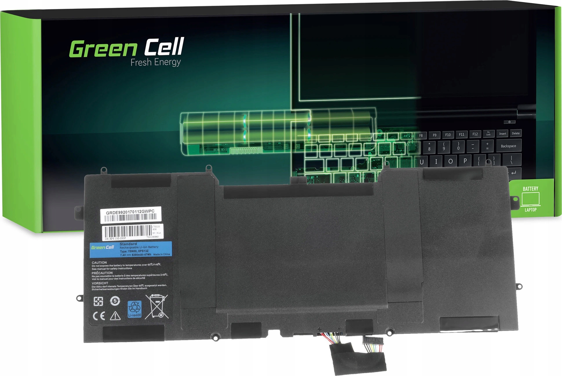 Batéria do notebooku Dell Xps 13 9333 L321x L322x Xps 12 9Q23 9Q33 L221x