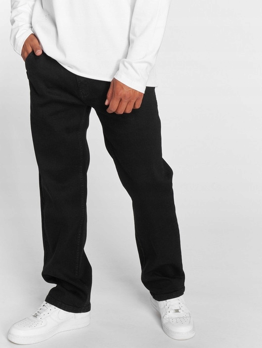 Dangerous Dngrs kalhoty pánské Loose Fit L:34 Jeans Brother in black černá