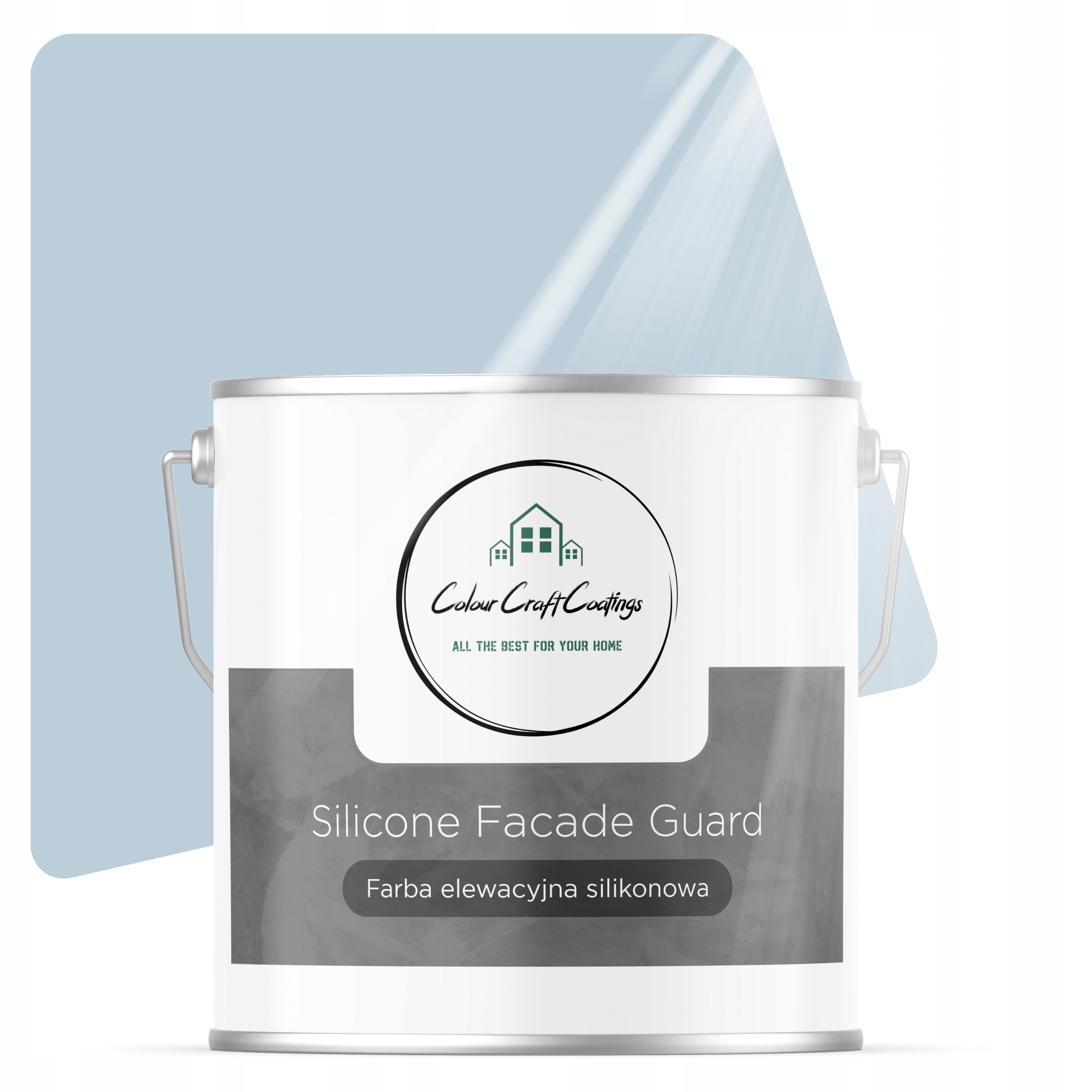 Fasádna Farba Silikónová Vonkajšia Modrá 5 L F123