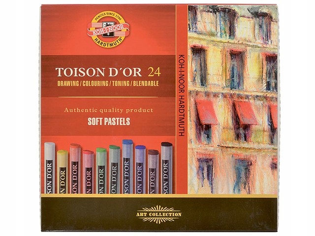 Suché pastely Koh-i-noor Toison D'or 24 barev (8514)