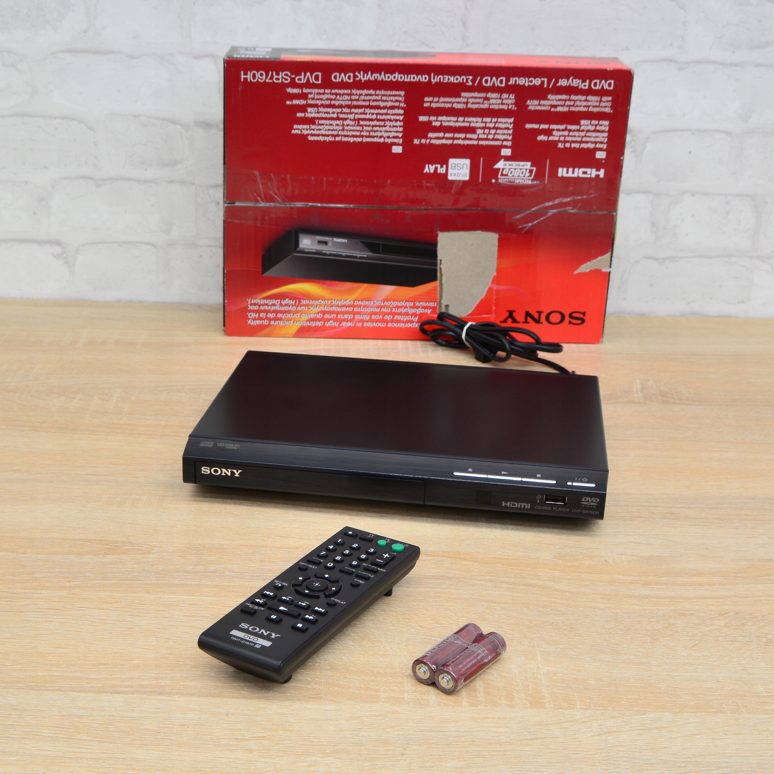 Sony Lecteur DVP-SR760H DVD/lecteur CD (HDMI, upscaling 1080p