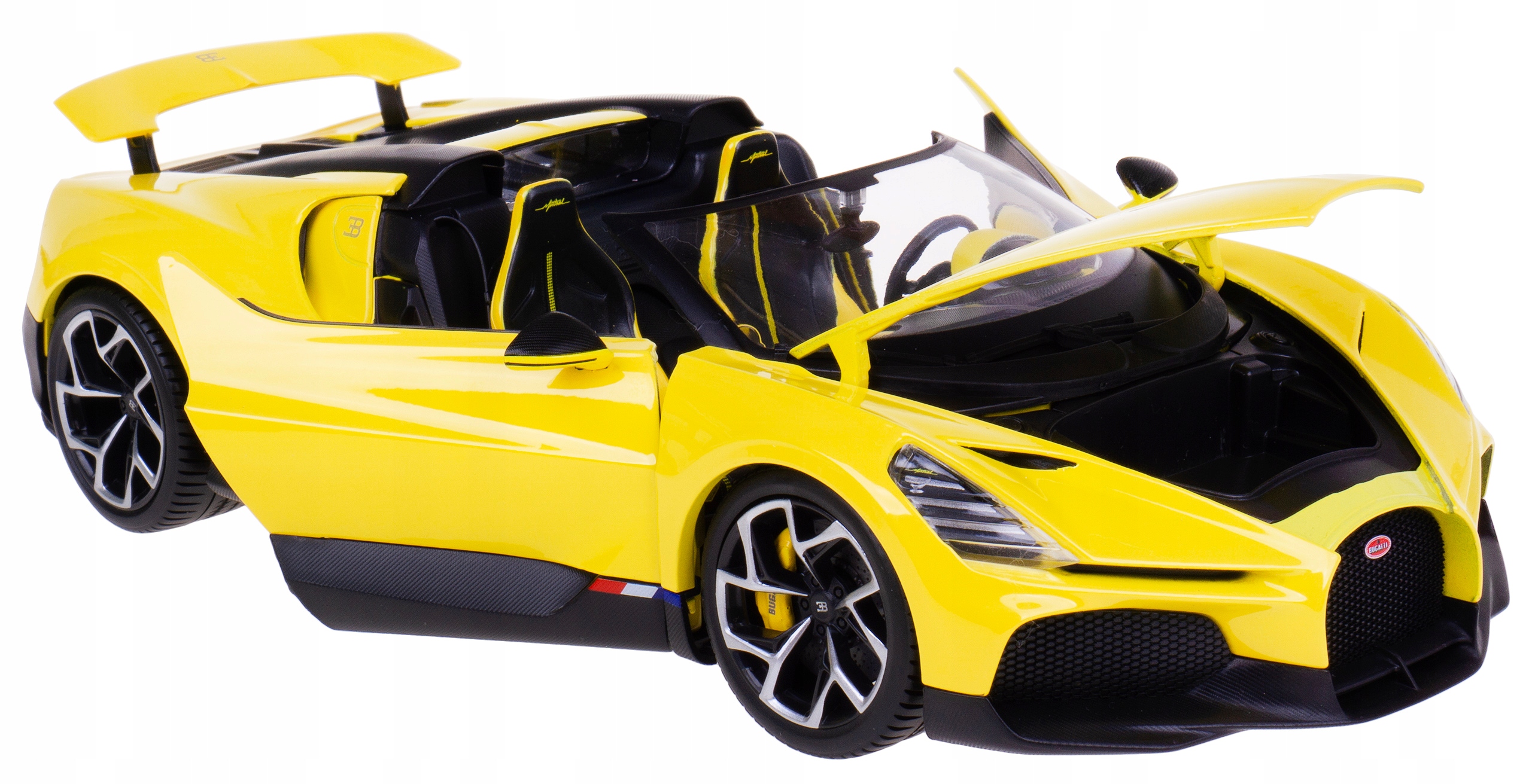 Bugatti Mistral Model Kovový Bburago 1:18 Žlutý