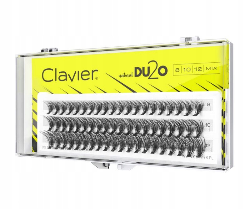 

Clavier Natural DU2O Kępki rzęs MIX 8 10 12 mm
