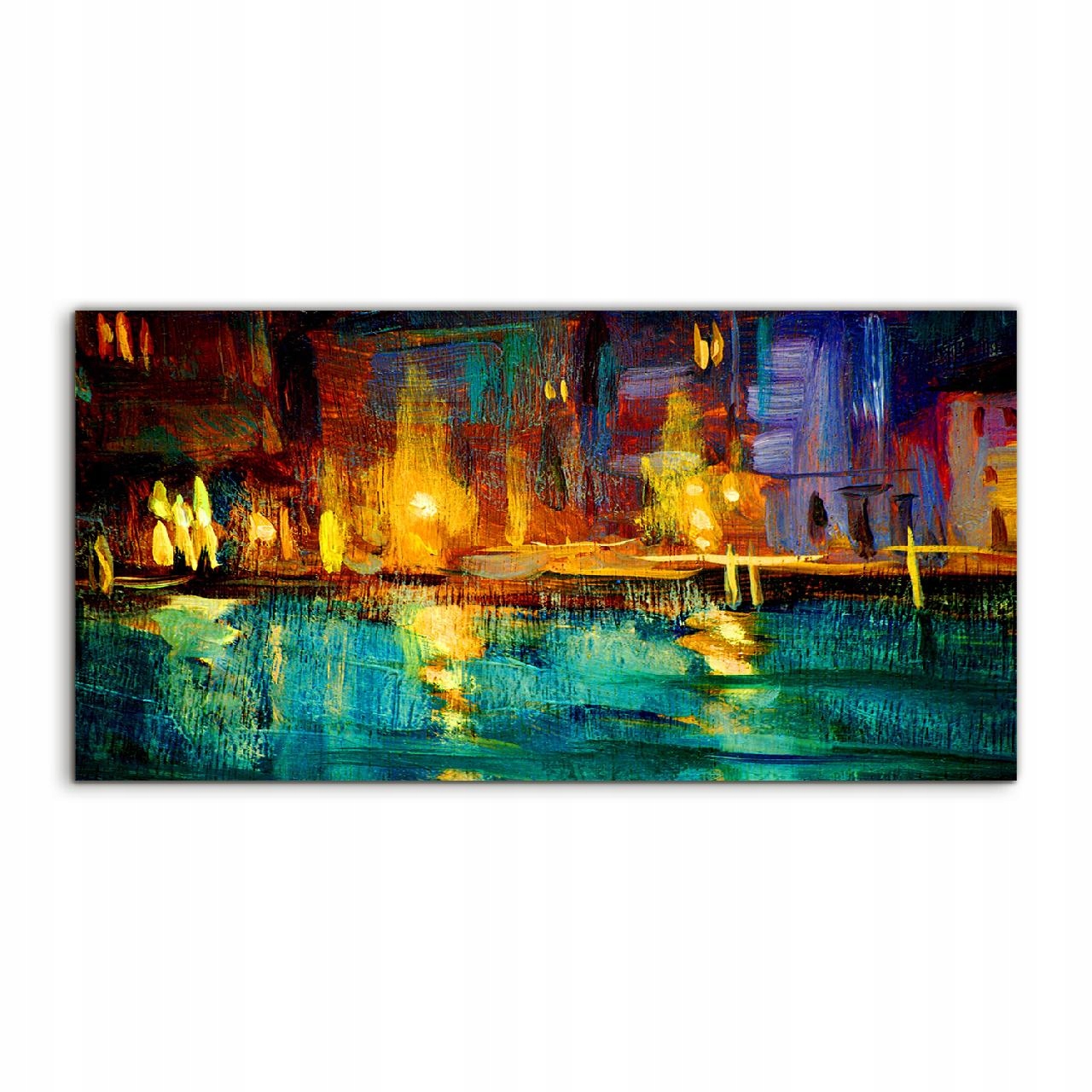 Fotoobraz 120x60 moderný Abstrakcia Benátky Noc