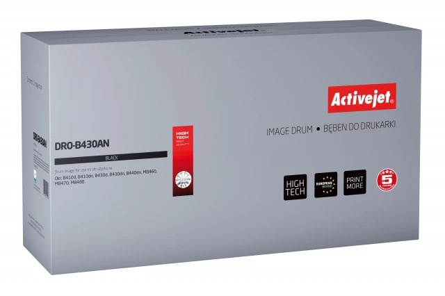 Bubon Activejet pre Oki 43979002 new DRO-B430N čierny (black)
