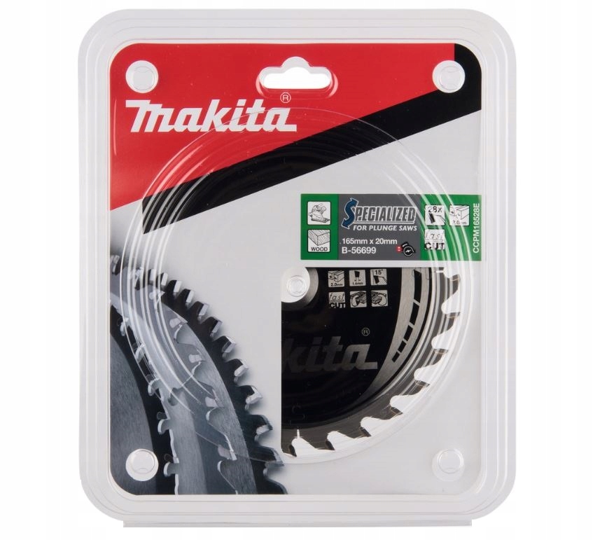 Makita Řezací Kotouč Na Dřevo Tct 165 x 20 mm 28 Zubů Originál B-56699