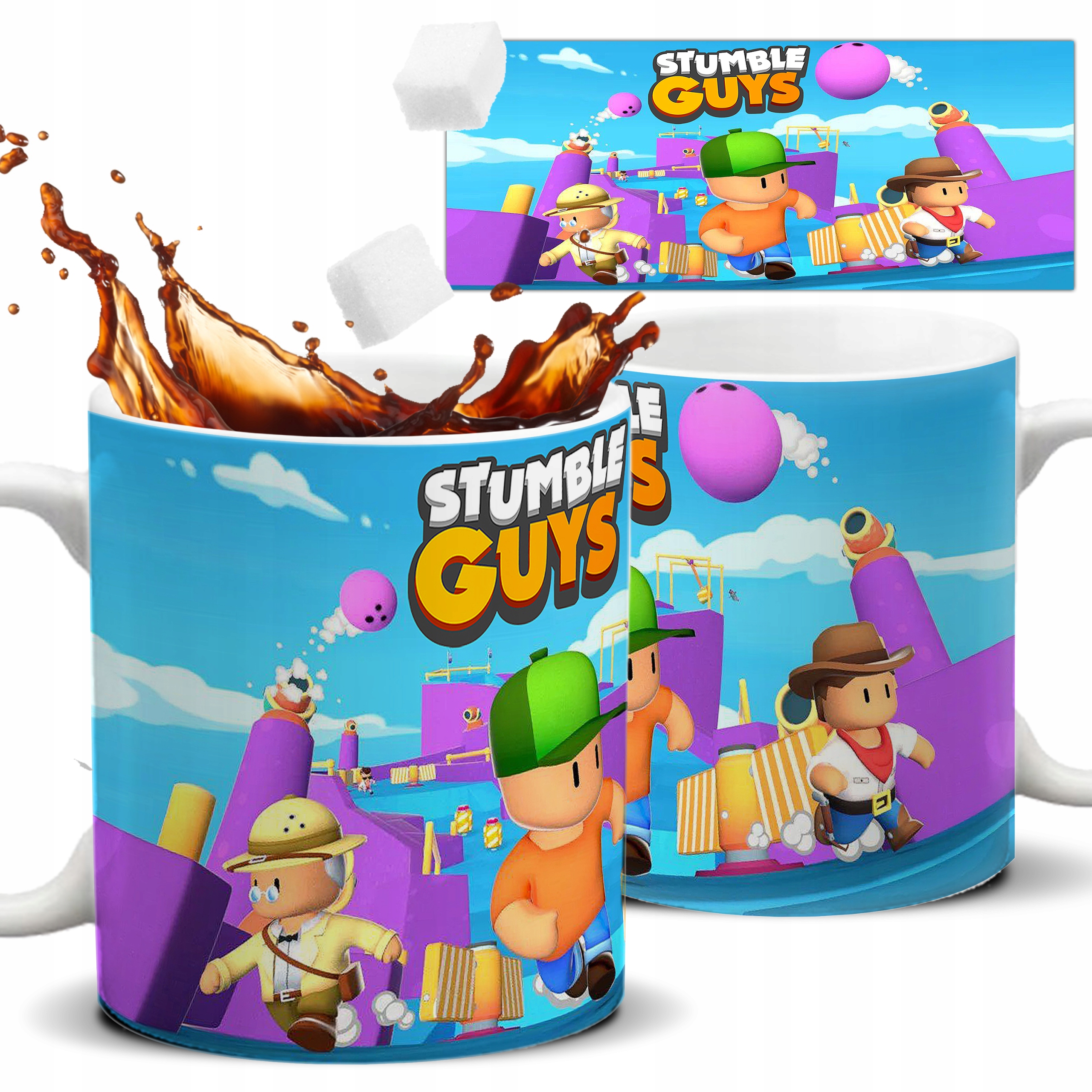 

Kubek Biały Dla Fana Stumble Guys