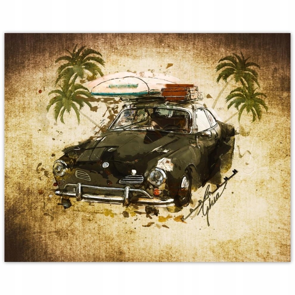 

Plakat 50x40 Volkswagen Karmann Ghia