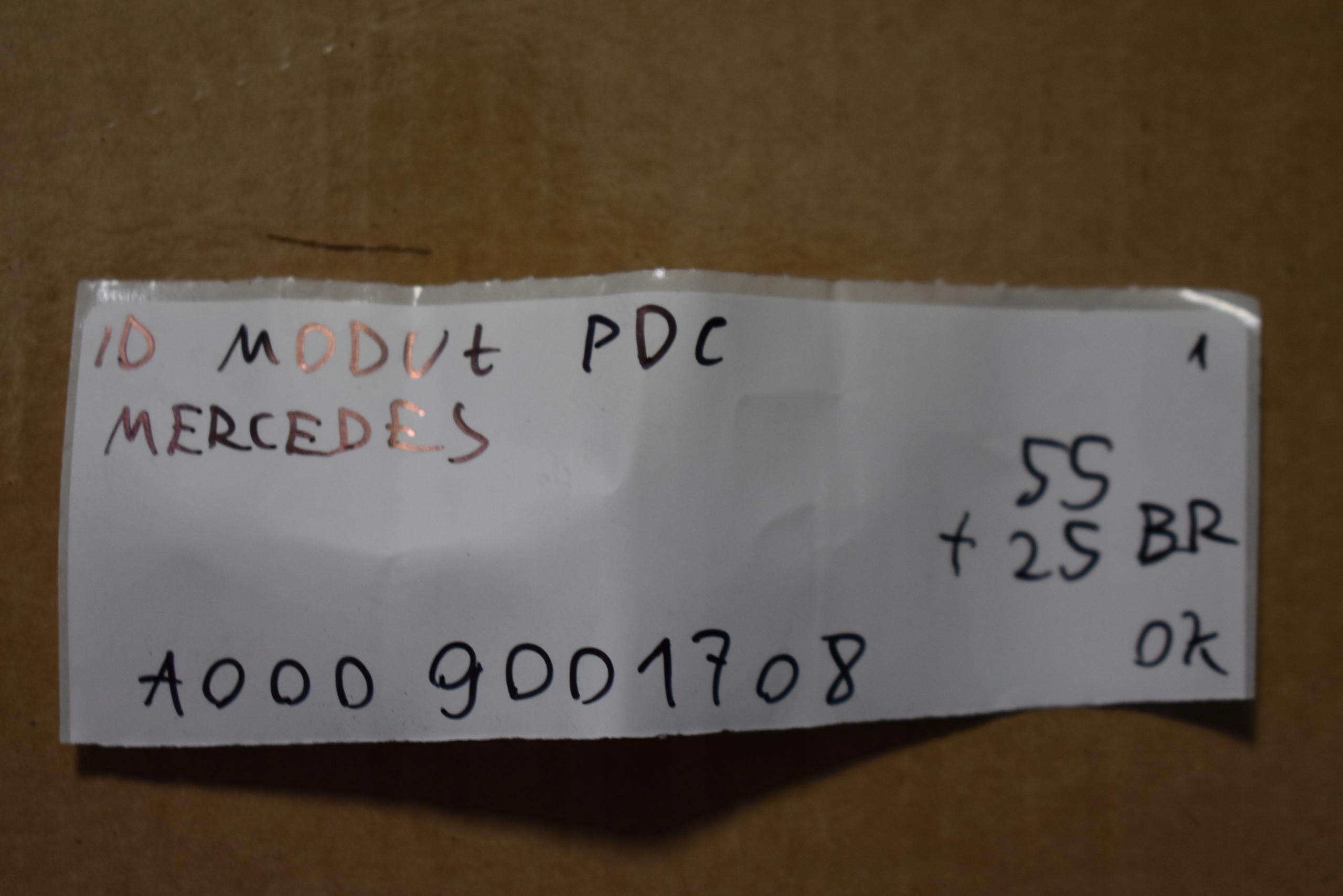 IDEALNY module PDC MERCEDES 1 9
