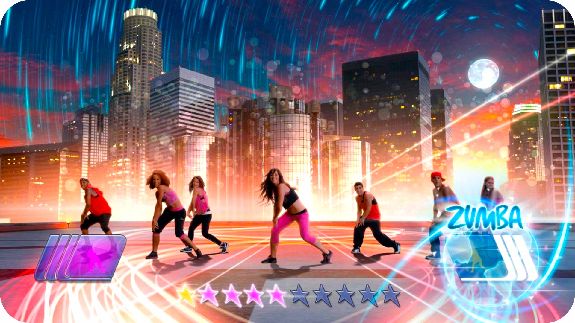 XBOX 360 ZUMBA FITNESS WORLD PARTY Polskie Wydanie Tryb gry multiplayer singleplayer