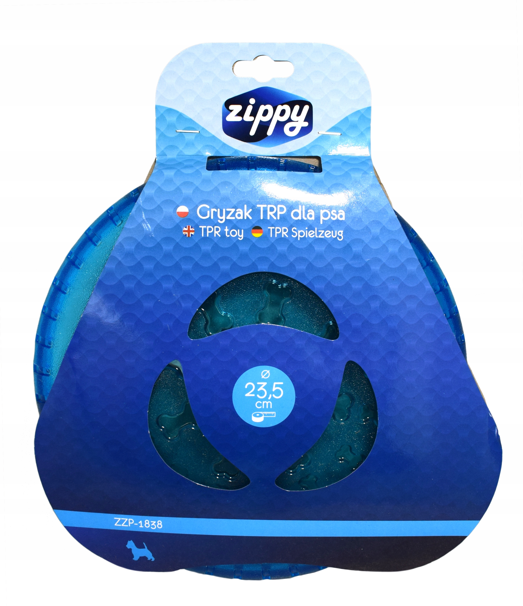 

Zippy Gryzak Trp dla psa (23,5cm) Gumowe Frisbee
