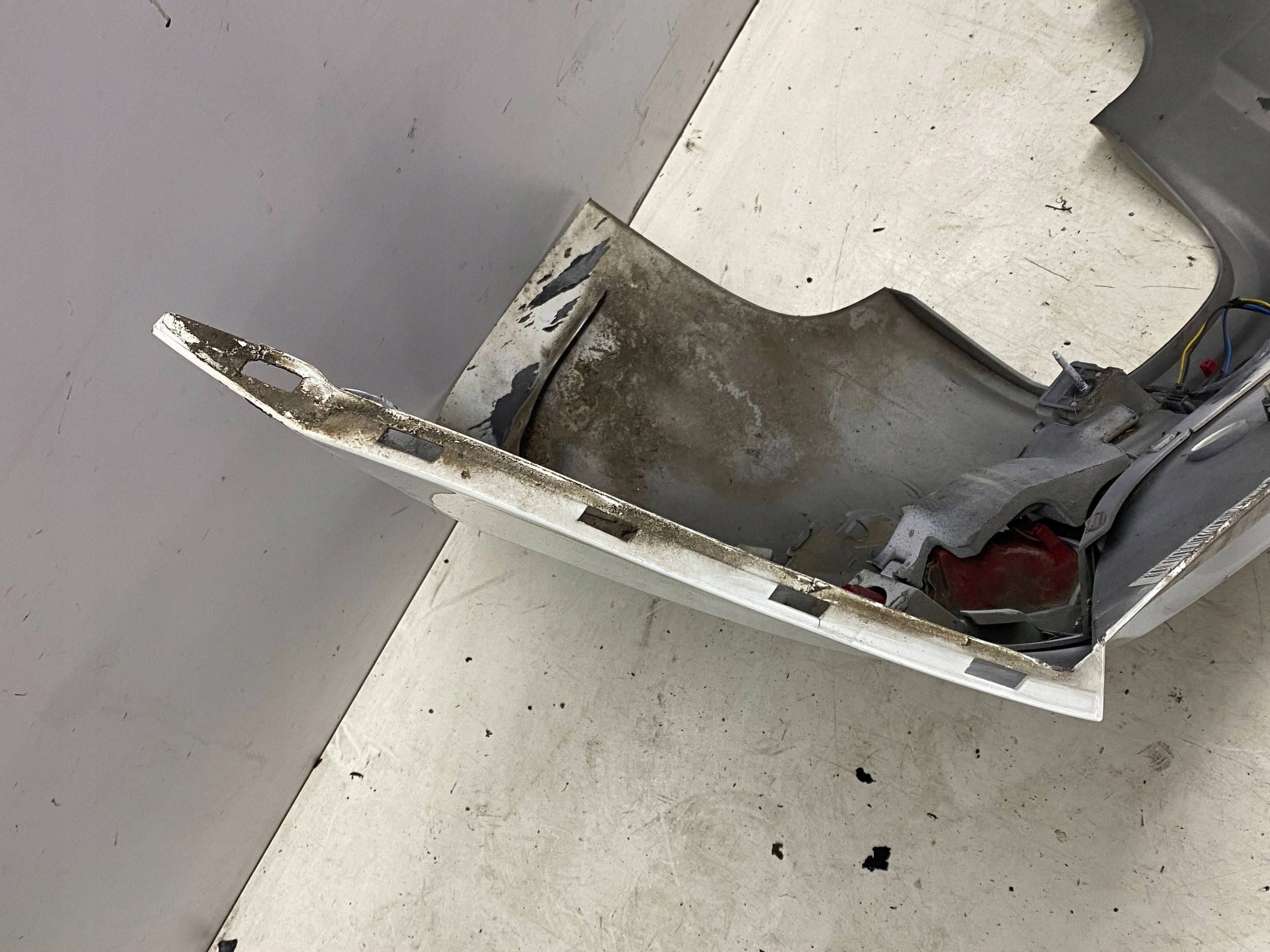 bumper rear part rear AUDI Q5 8R before lift colour LY9C