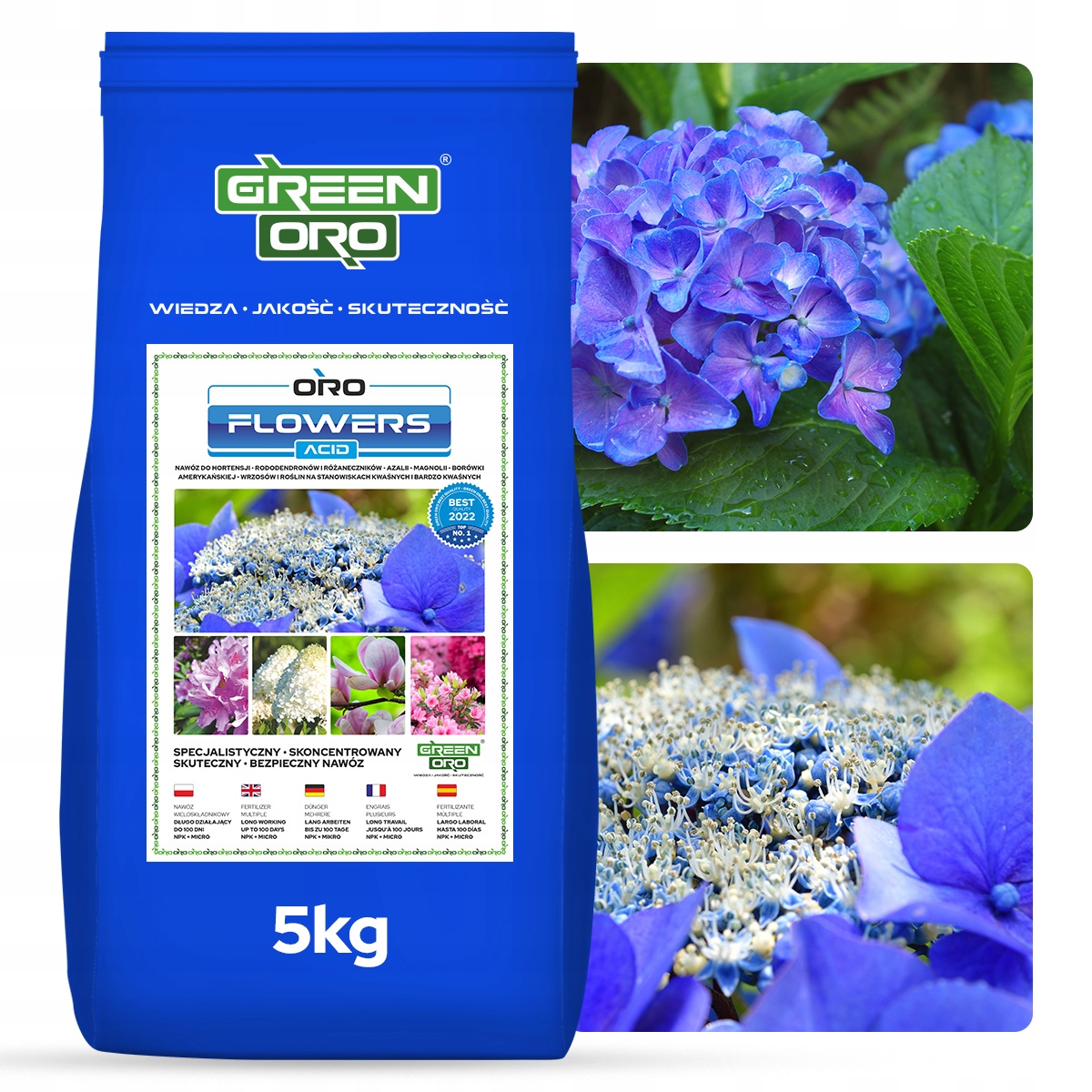 

Hortensja Nawóz do Hortensji 5kg Działa 120 dni