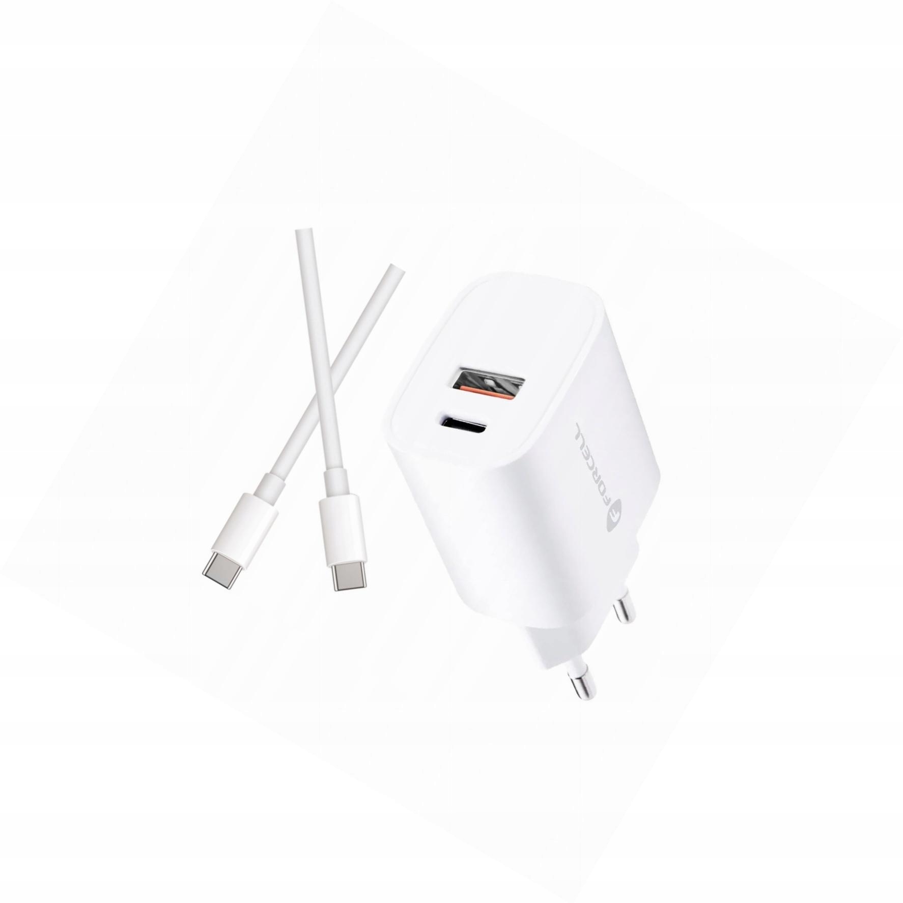 Szybka ładowarka 30W 2 wejścia z kablem Usb-c do Samsung Galaxy S25 Ultra