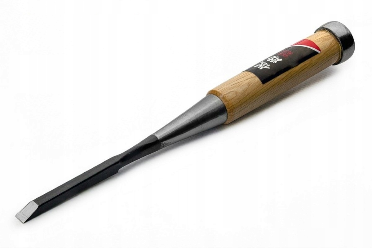Dłuto stolarskie japońskie 6 mm Takagi Gisuke stal 62 Hrc Made In Japan