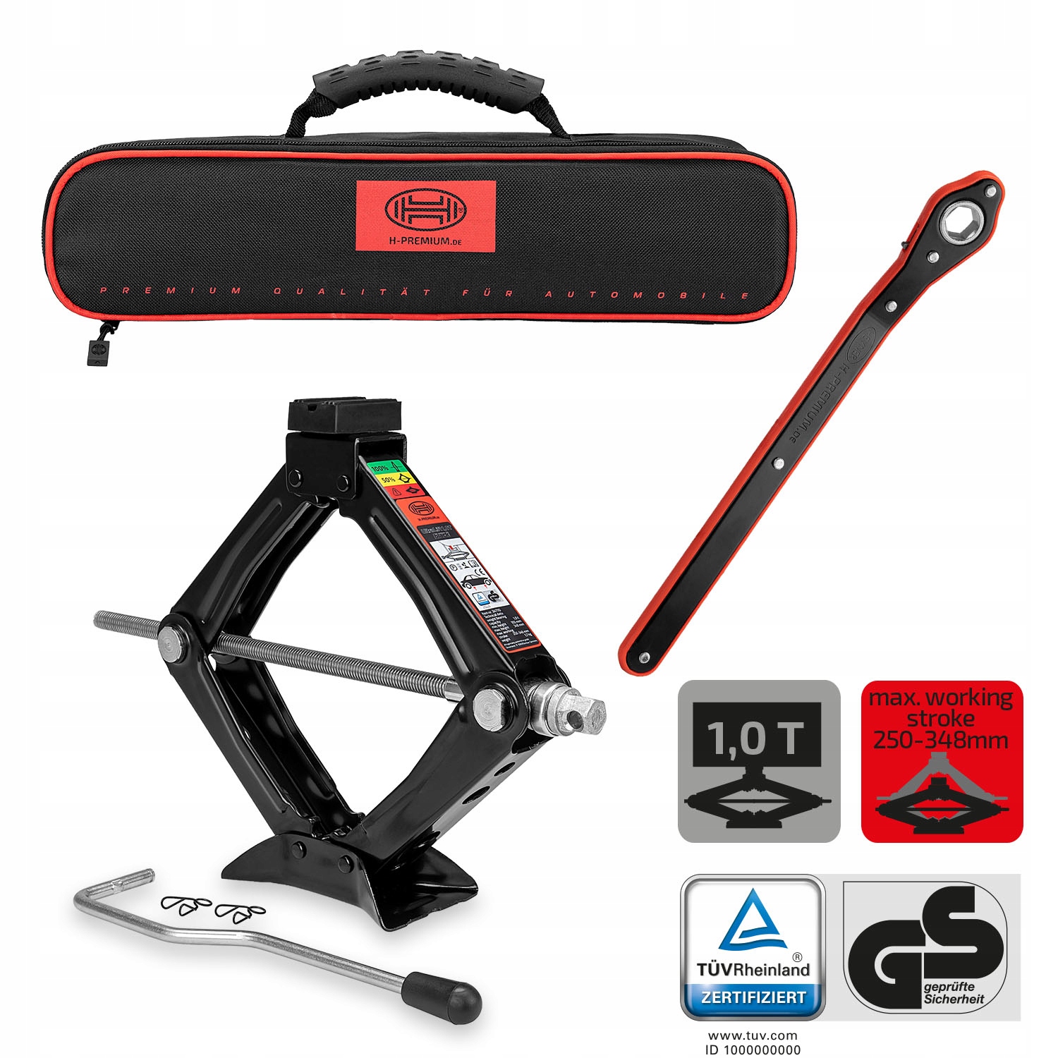 

Podnośnik 1,0t Ultra Lift S Pro Black Trapezowy