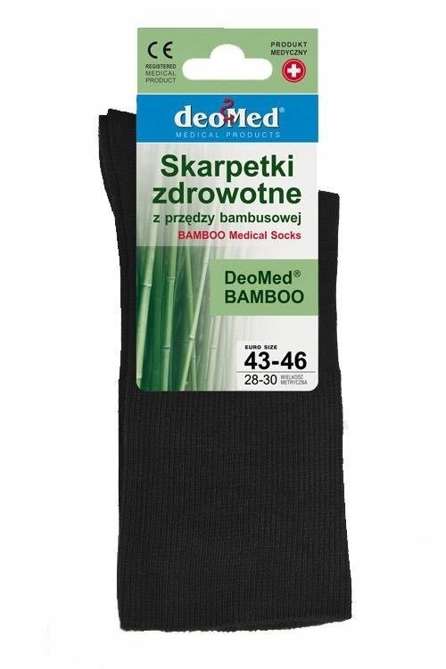 

Skarpetki zdrowotne Deomed Bamboo czarne 39-42