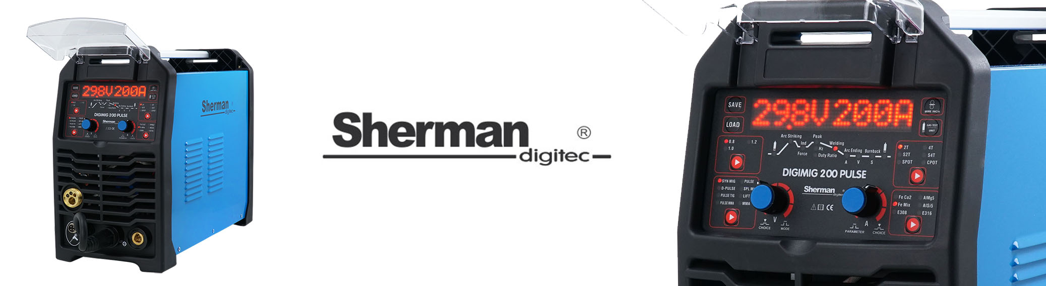 Spawarka MIGOMAT MIG 200 Puls Aluminium Synergia Prąd spawania 200 A