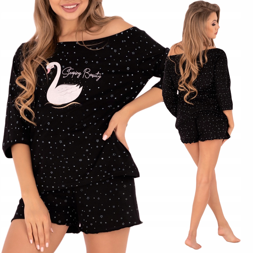 

Piżama damska LivCo Corsetti Snowflake Swan S/m