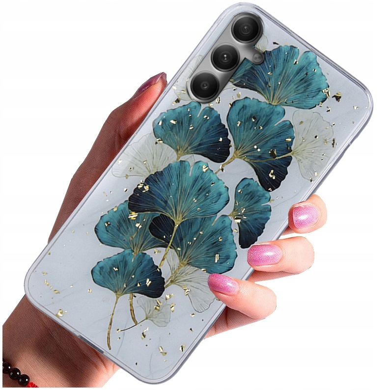 

Etui do Samsung Galaxy A54 5G Gold Case Szkło