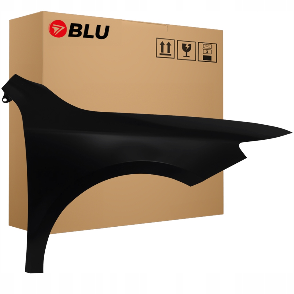 Blu Blatník Škoda Superb II 3T Lift LF9R pravý černý 13-15 přední