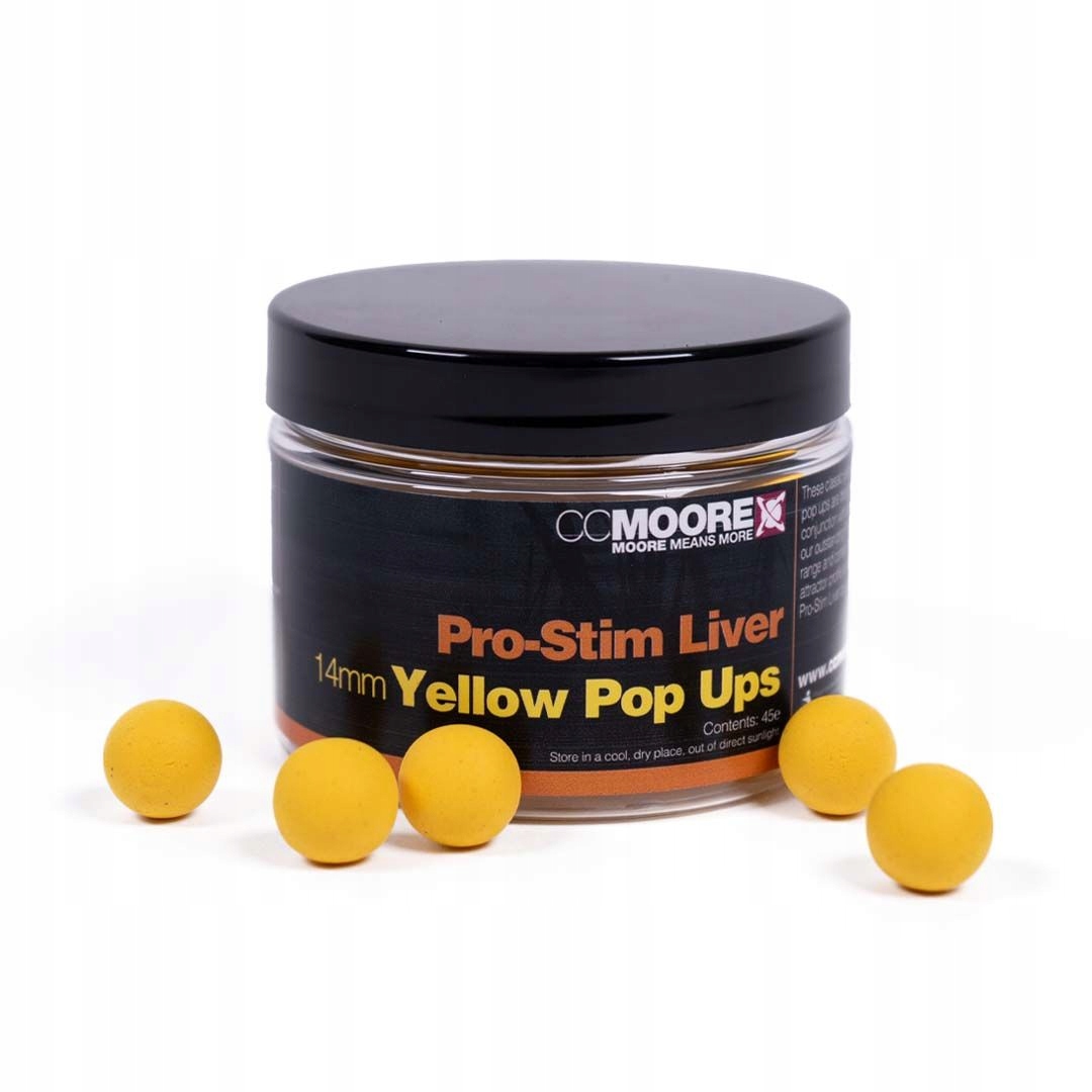 Kulki CC Moore Pro-Stim Liver Yellow Pop Ups 14mm