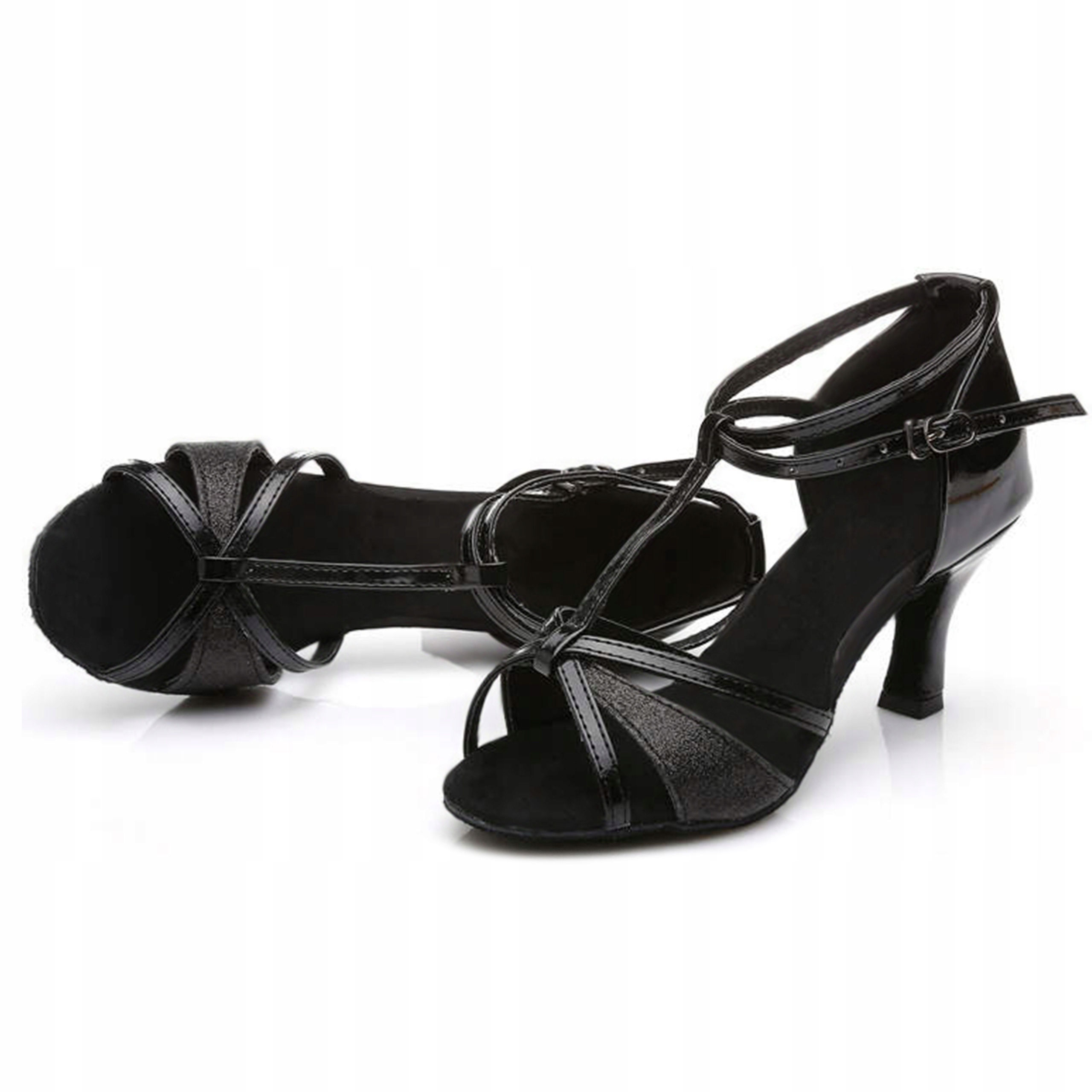 OBUWIE NA TANIEC BUTY LATINO SALSA SAMBA 7 CM 39 Model Leah