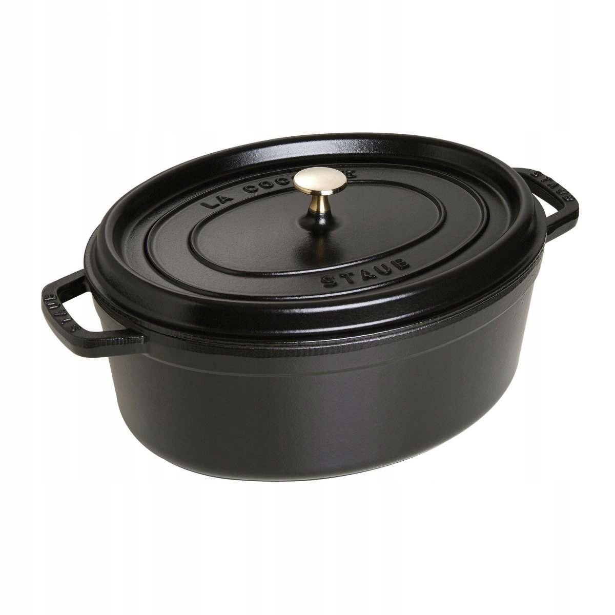 Hrniec Oválny 6.7 l čierny La Cocotte Staub