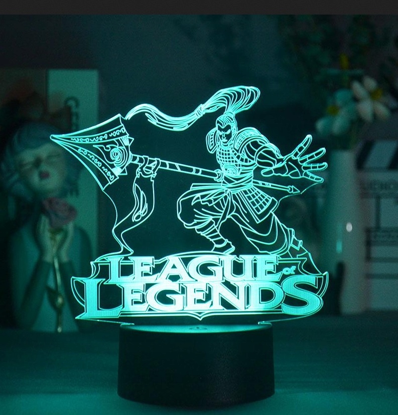 LAMPA 3D LED USB LOL LEAGUE OF LEGENDS XIN ZHAO Kod producenta 5904151528145