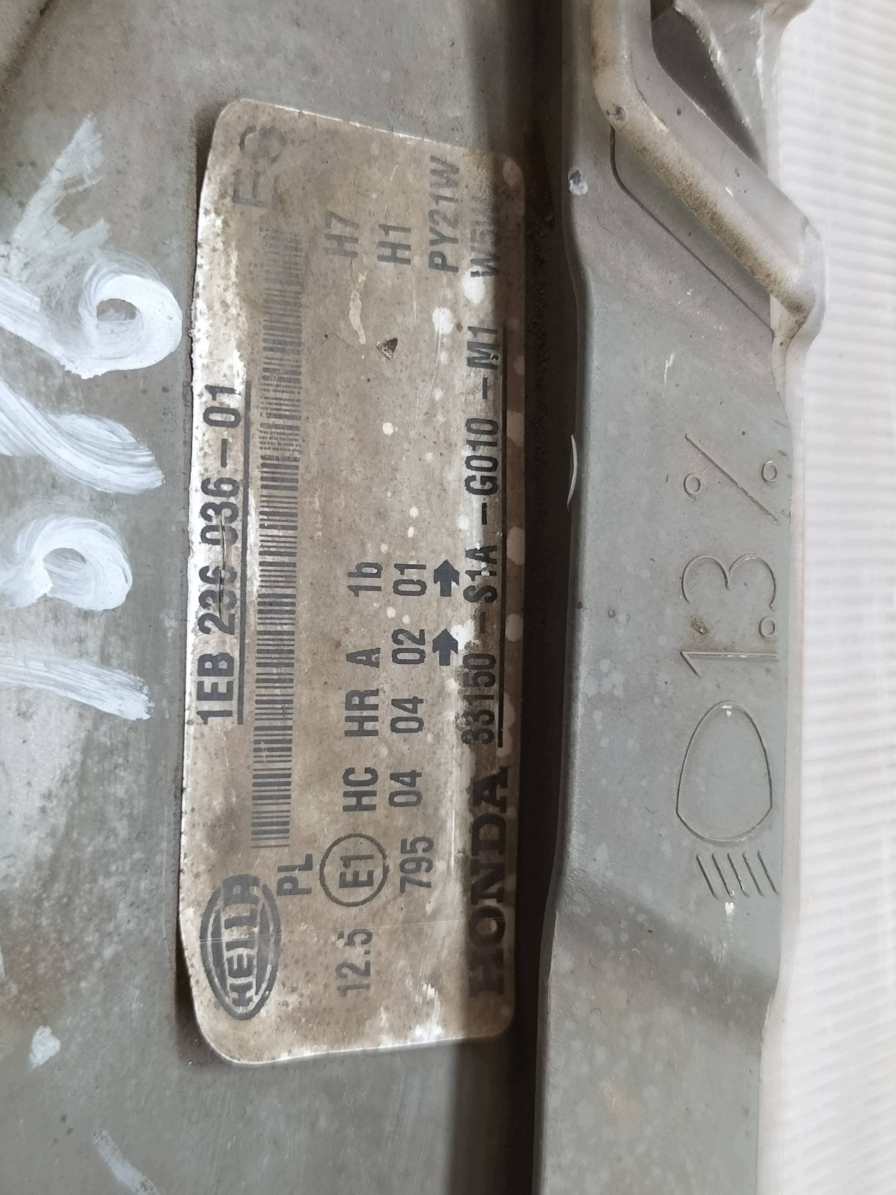 light front left EU Honda Accord VI (1998-2002)