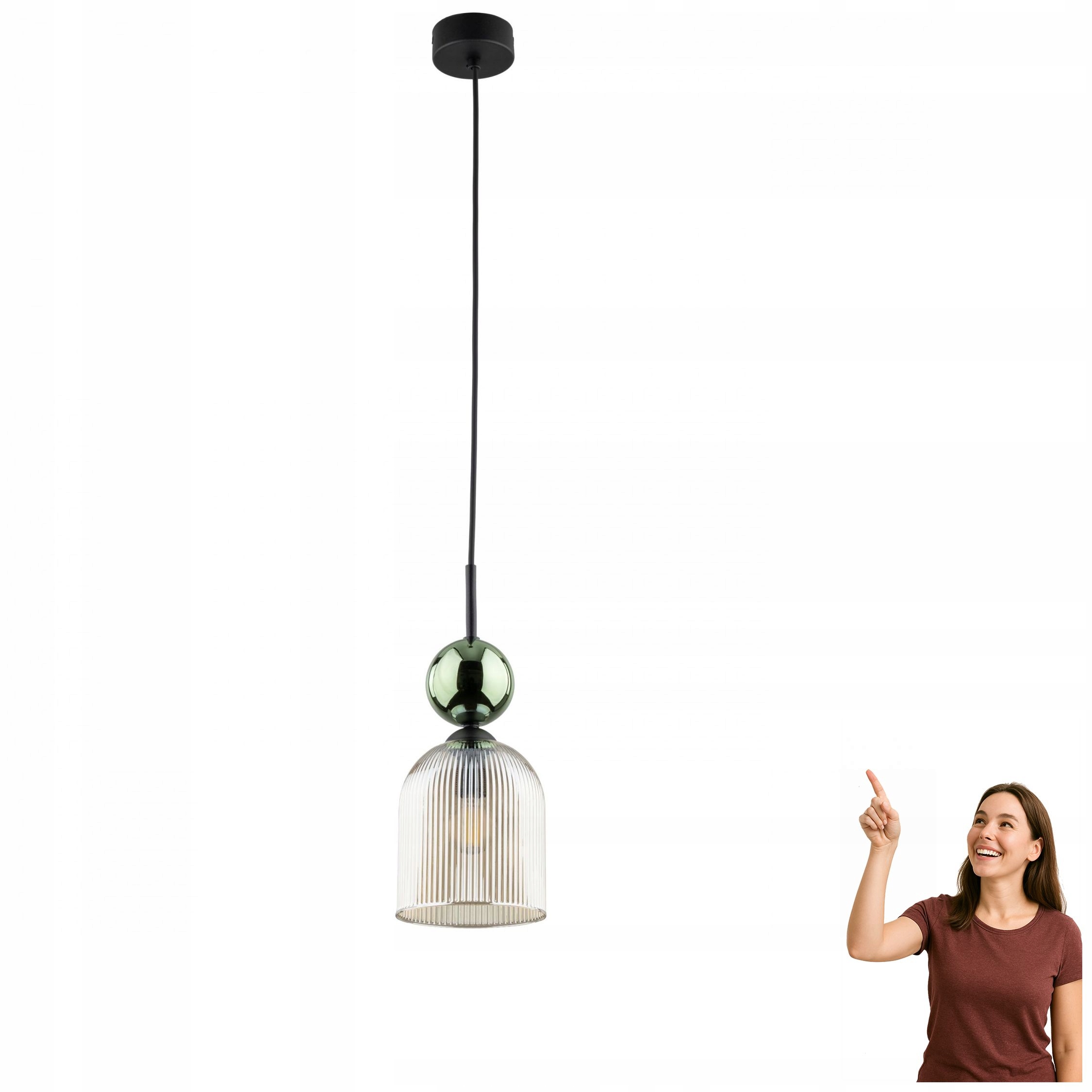 Závěsná lampa Sophia Green Cognac 11146 Tk Lighting