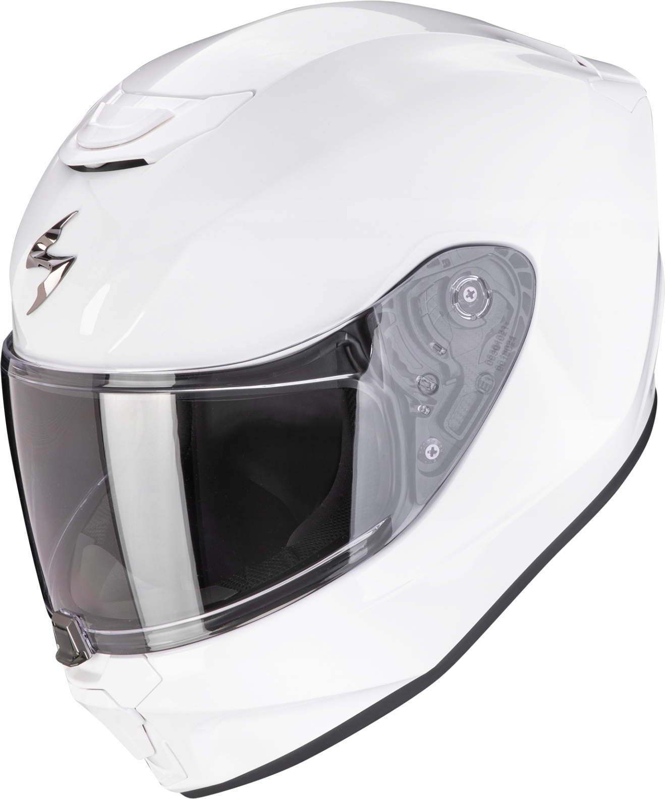 Integrálna motocyklová prilba Scorpion Exo-jnr Air Solid biela L