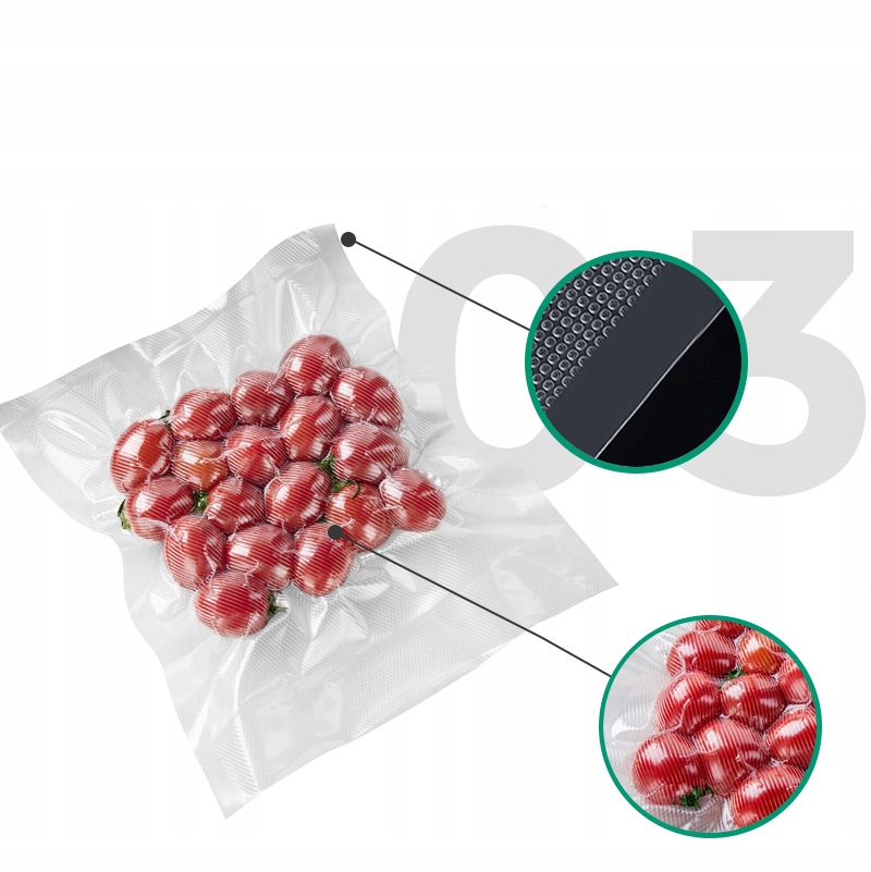 FOLIA ZGRZEWAREK PRÓŻNIOWYCH RĘKAW 28cm ROLKA 6m Długość 6 m