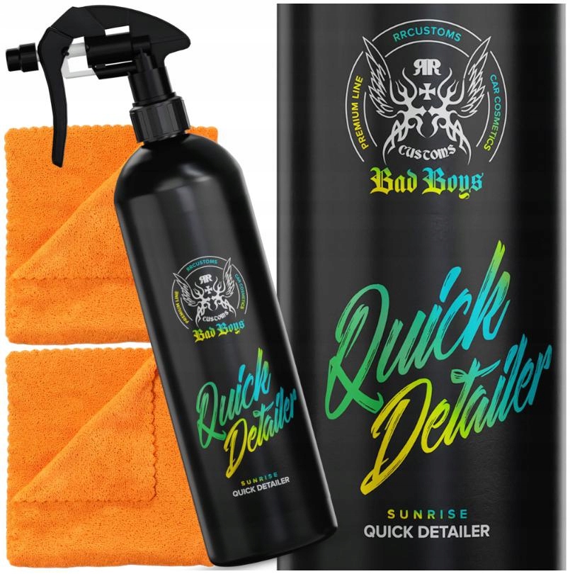 RR CUSTOMS RRC BAD BOYS QUICK DETAILER 1L QD + 2x MIKROFIBRA