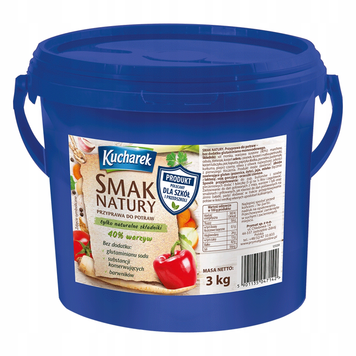 Przyprawa do potraw Smak Natury 3 kg (szkoła)