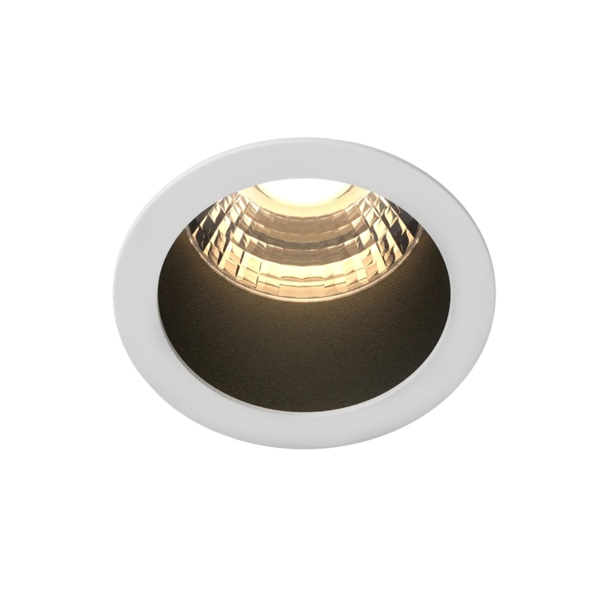 Zapustené očko okrúhle biele minimalistické 6 cm Led Maytoni