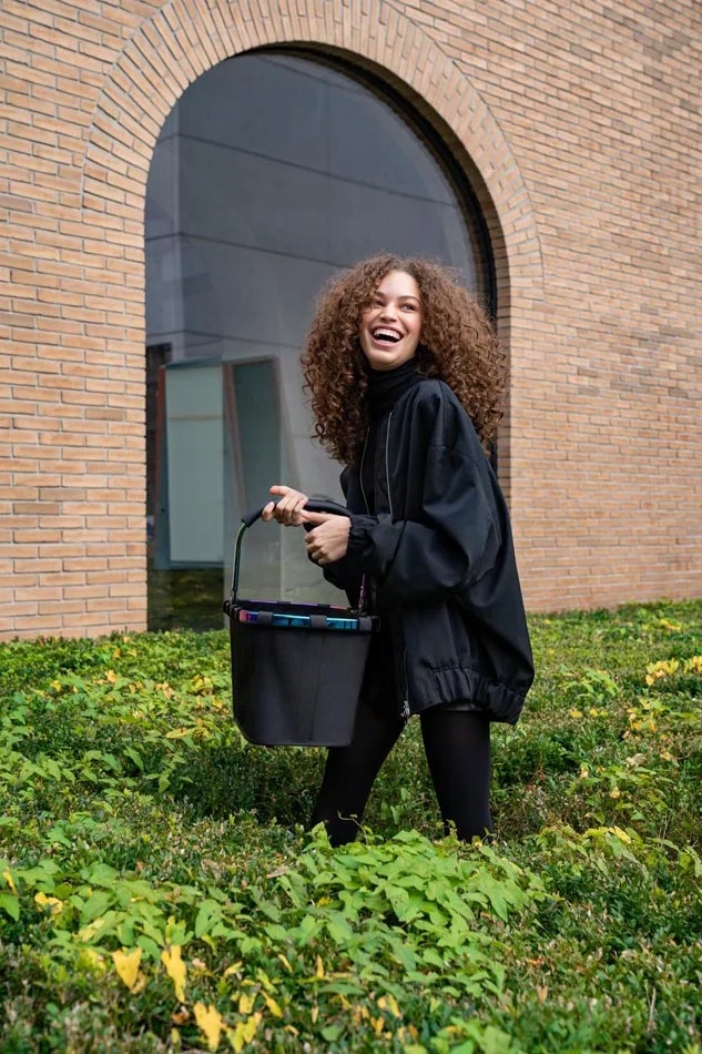 KOSZ ZAKUPOWY Carrybag Frame Rainbow-black Reisenthel Rodzaj inny