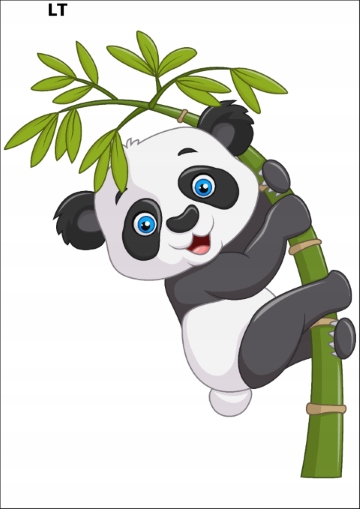 

PK16LT Tatuaże tymczasowe Panda pandy zwierzęta