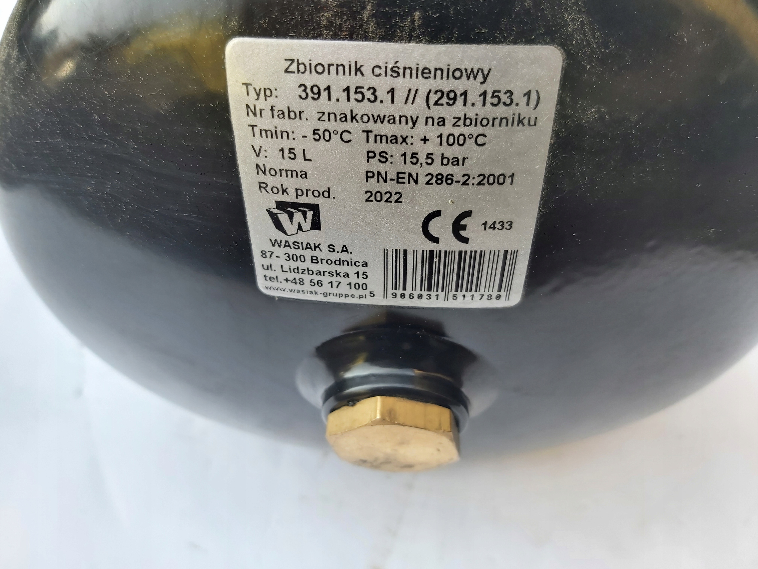 C-330 ZBIORNIK POWIETRZA BUTLA 15L 2+1+0 LUBLIN Producent części Polmo