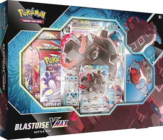 Pokemon TCG Blastoise VMAX Battle Box Collection