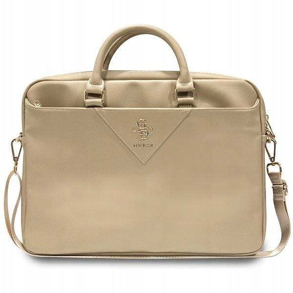 Guess Taška GUCB15ZPGSTEGD 16" zlatá/světle zlatá Triangle 4G