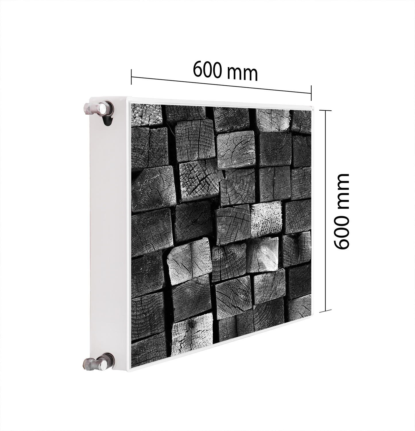 Magnetická Krytka Na Radiátor 60x60 Dřevo Podložka Magnet
